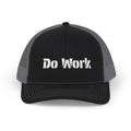 Do Work Trucker Hat — Motivational Snapback Cap
